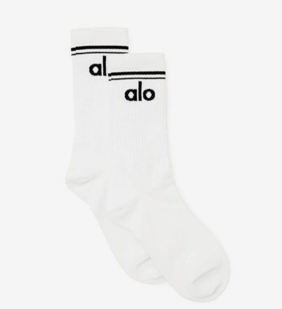 Chaussettes ALO blanches – Confort & Style Sport 🏀